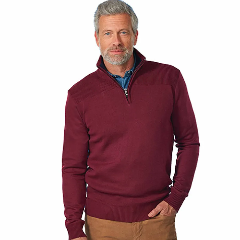 Pull col zippé - Les 3