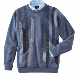 Pull jacquard amincissant