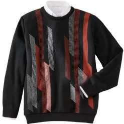Pull jacquard amincissant - les 2