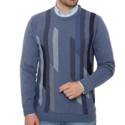 Pull jacquard amincissant - les 2