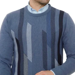 Pull jacquard amincissant - les 2