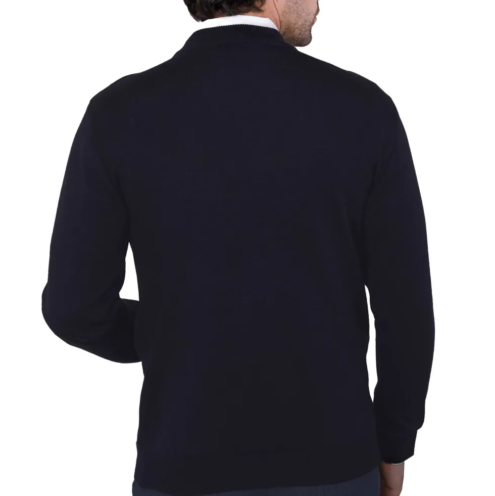 Pull jacquard géométrique