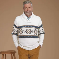 Pull jacquard Island