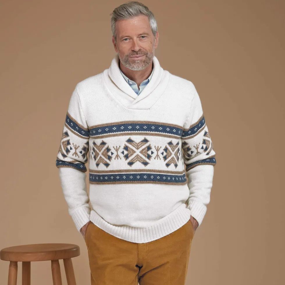 Pull jacquard Island