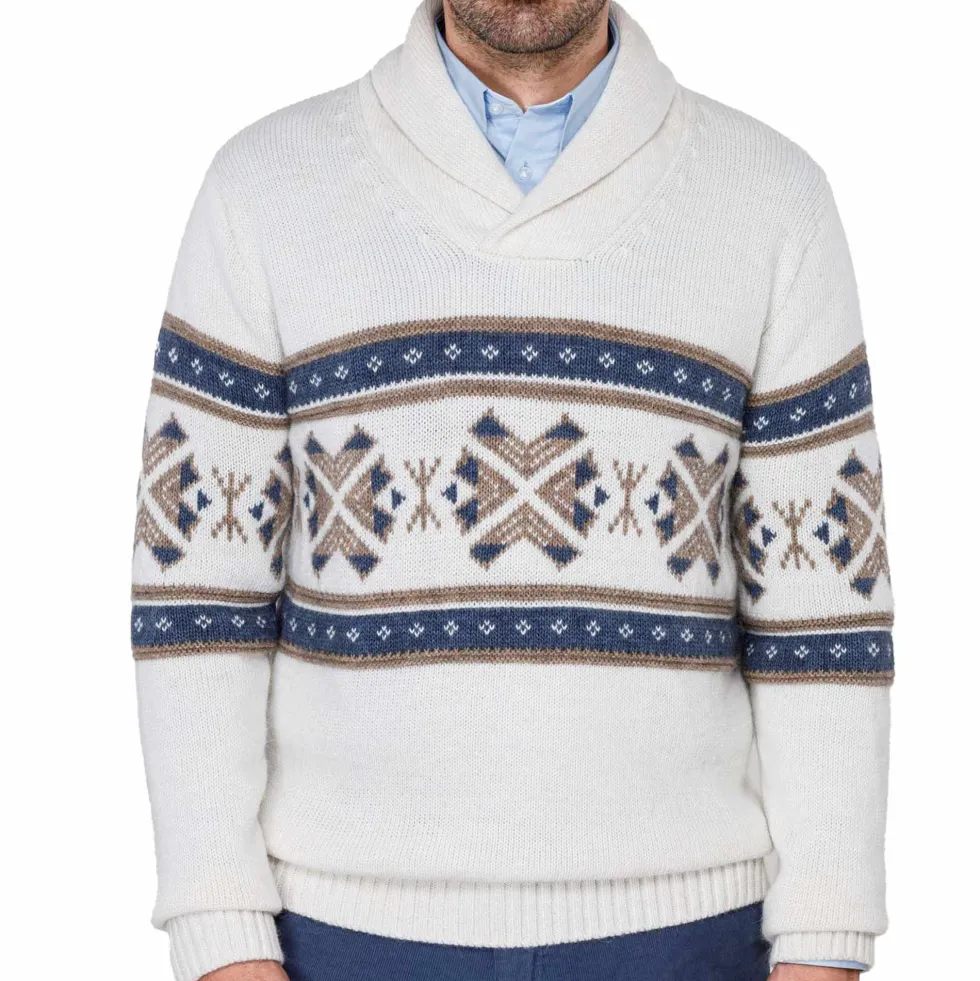 Pull jacquard Island