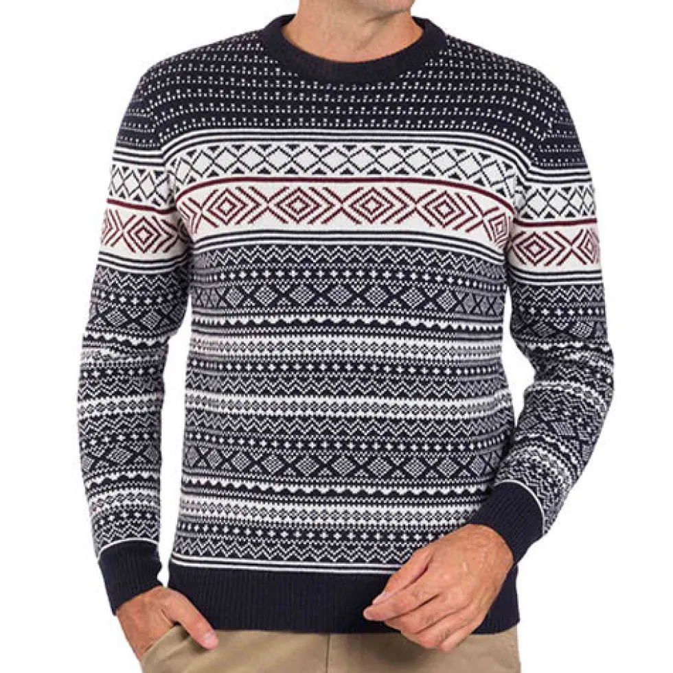 Pull jacquard «Noël arctic»
