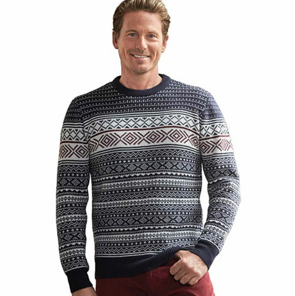 Pull jacquard «Noël arctic»