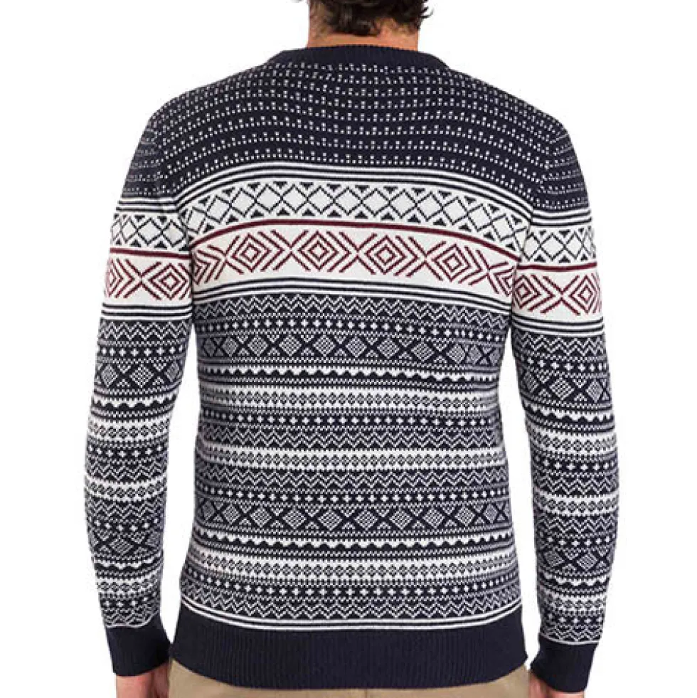 Pull jacquard «Noël arctic»