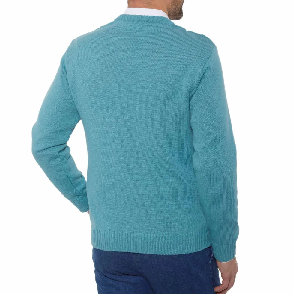 Pull jaquard Acqua