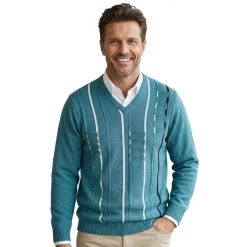 Pull jaquard Acqua