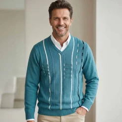 Pull jaquard Acqua