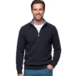 Pull maille torsades - les 2