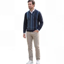 Pull-polo jacquard tradition