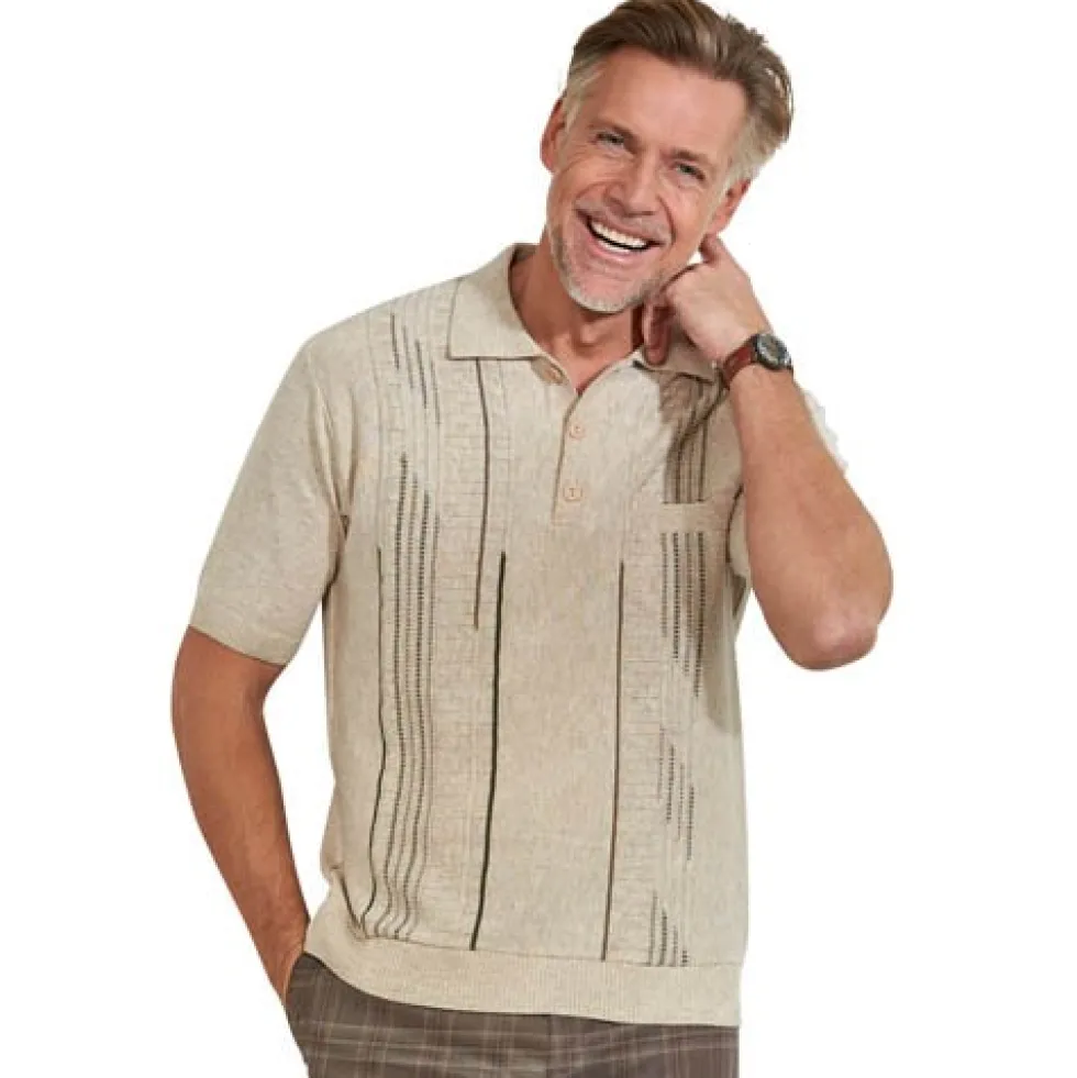 Pull-polo tricot
