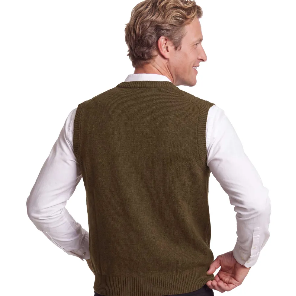 Pull sans manches torsades
