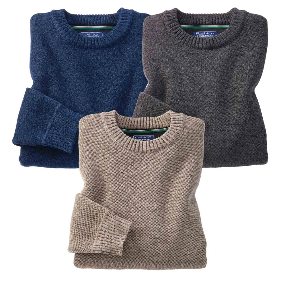 Pulls maille thermique - les 3