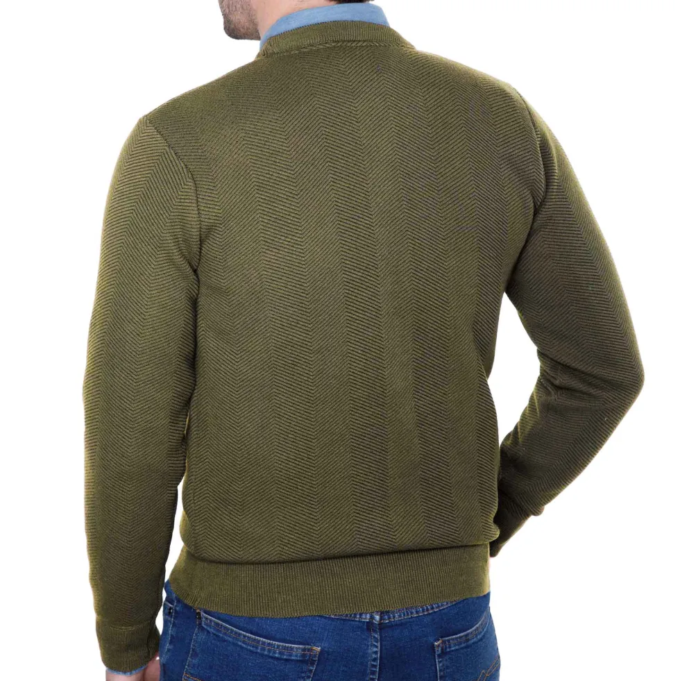 Pull thermique chevrons - les 2