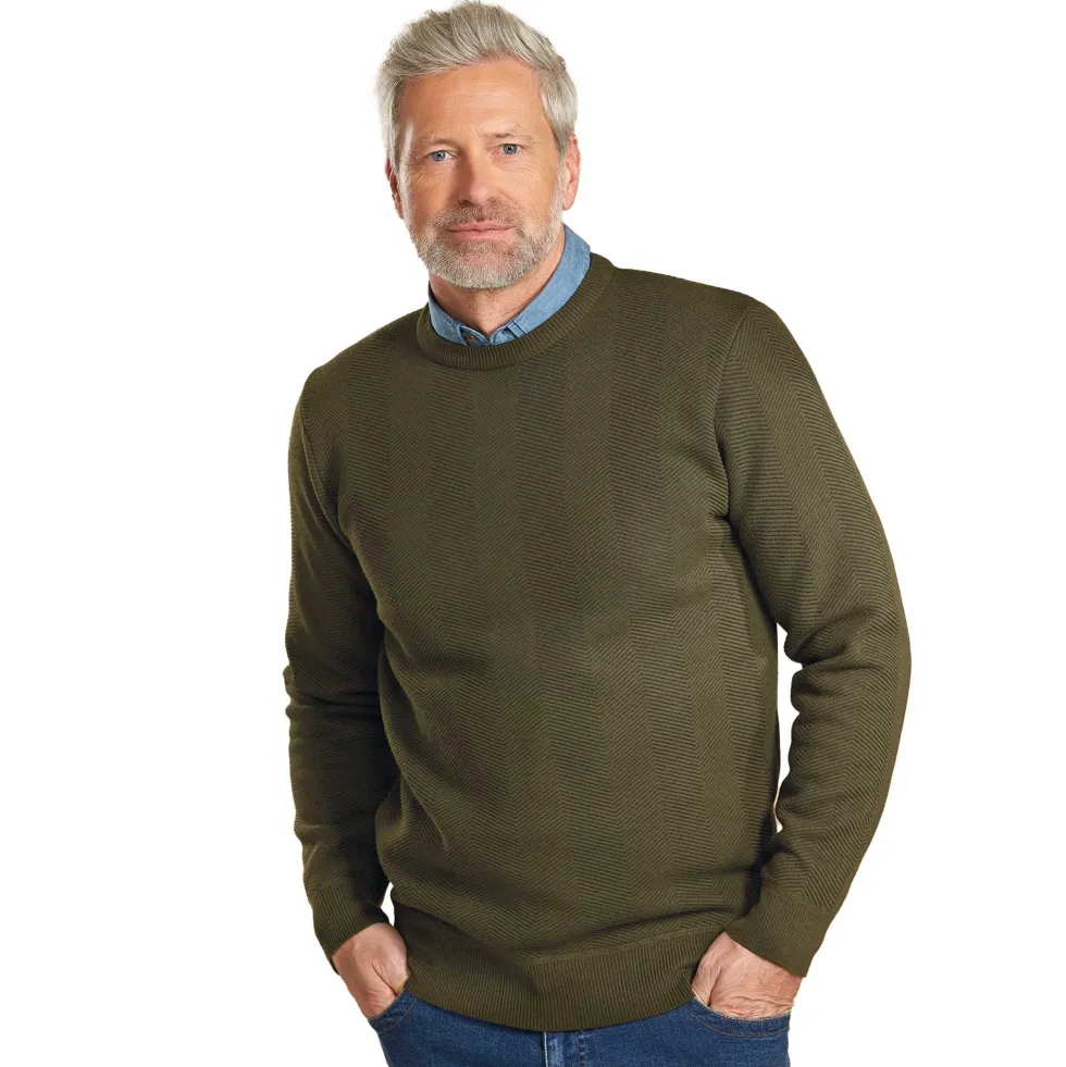 Pull thermique chevrons - les 2