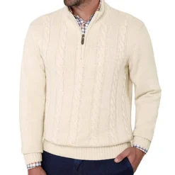 Pull torsades laine & cachemire