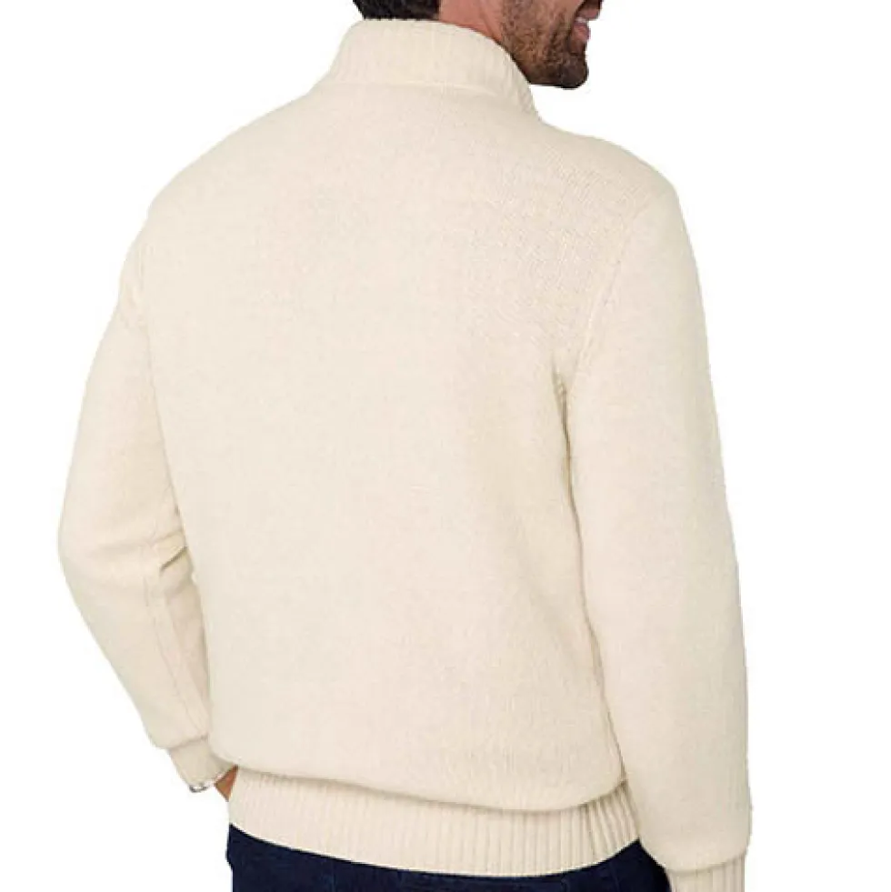 Pull torsades laine & cachemire