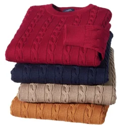Pull torsades mérinos