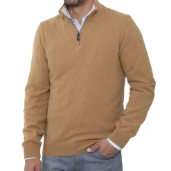 Pull zippé lambswool