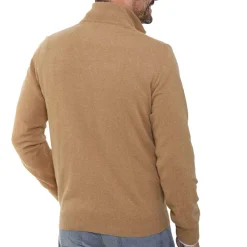 Pull zippé lambswool