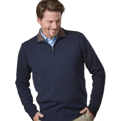 Pull zippé sport-chic