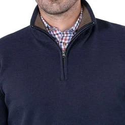 Pull zippé sport-chic