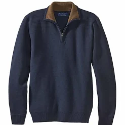 Pull zippé sport-chic
