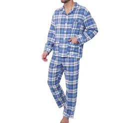 Pyjama carreaux flanelle