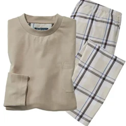 Pyjama carreaux pur coton