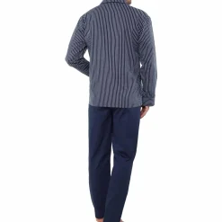 Pyjama coton bleu nuit