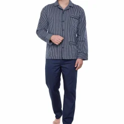 Pyjama coton bleu nuit