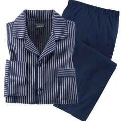 Pyjama coton bleu nuit