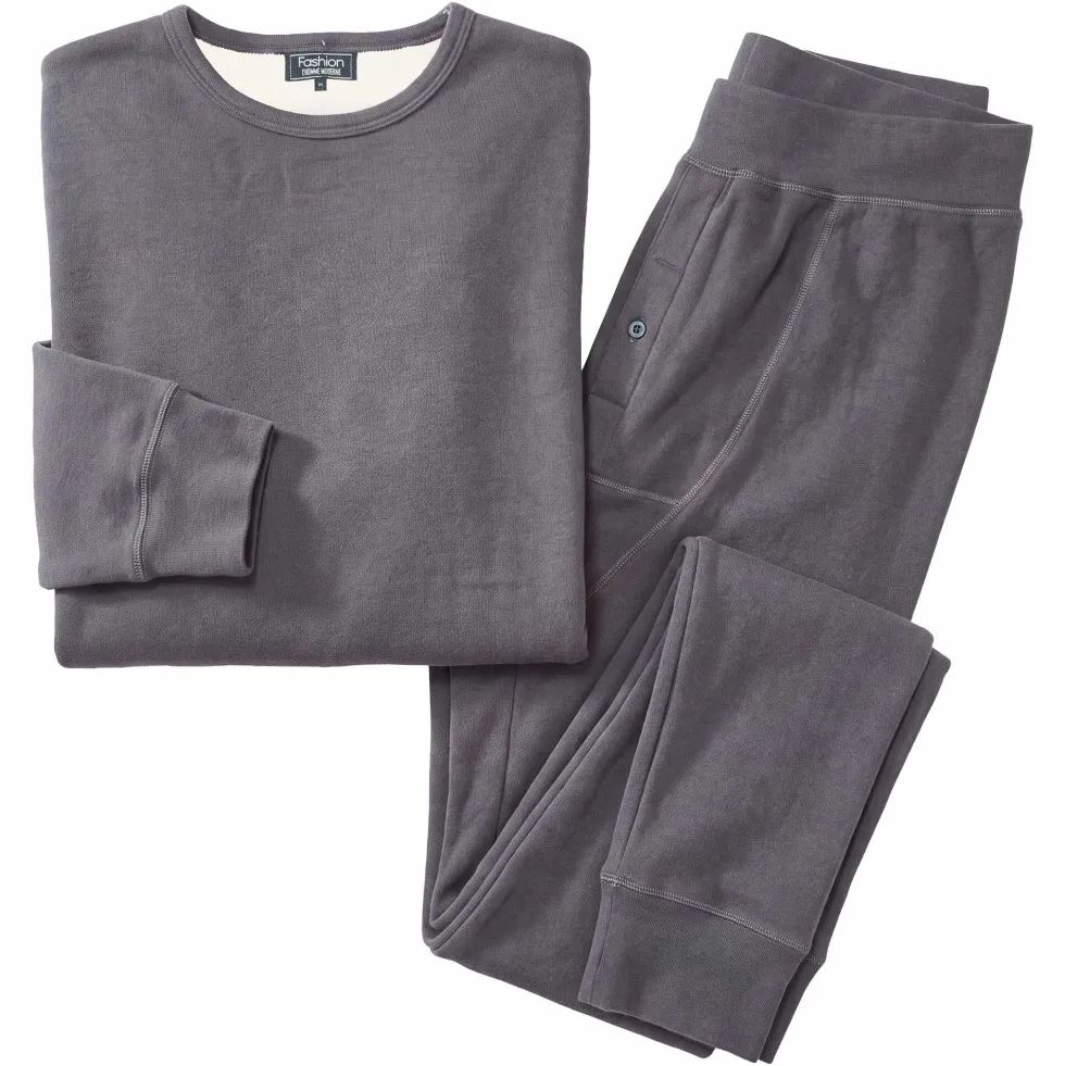 Pyjama thermique gris