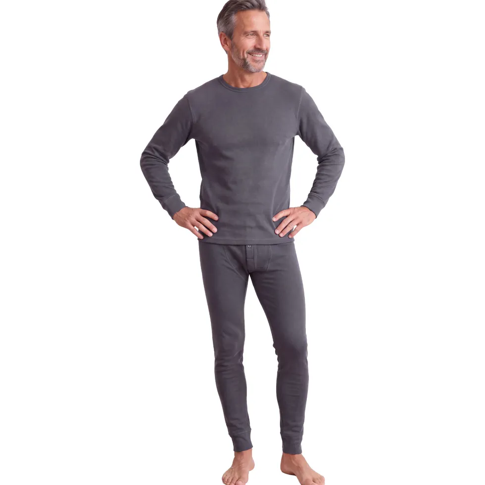 Pyjama thermique gris