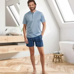 Pyjashort Navy Club