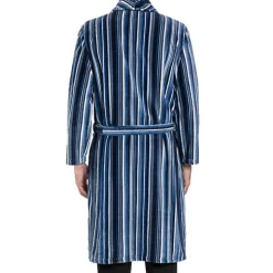 Robe de chambre rayée