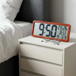 Réveil radiopiloté maxi chiffres