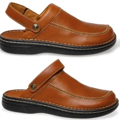 Sabots-sandales cuir