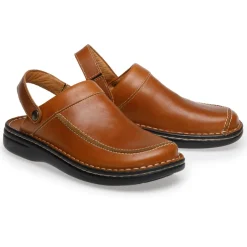 Sabots-sandales cuir
