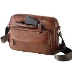 Sacoche cuir «Mode-Line»