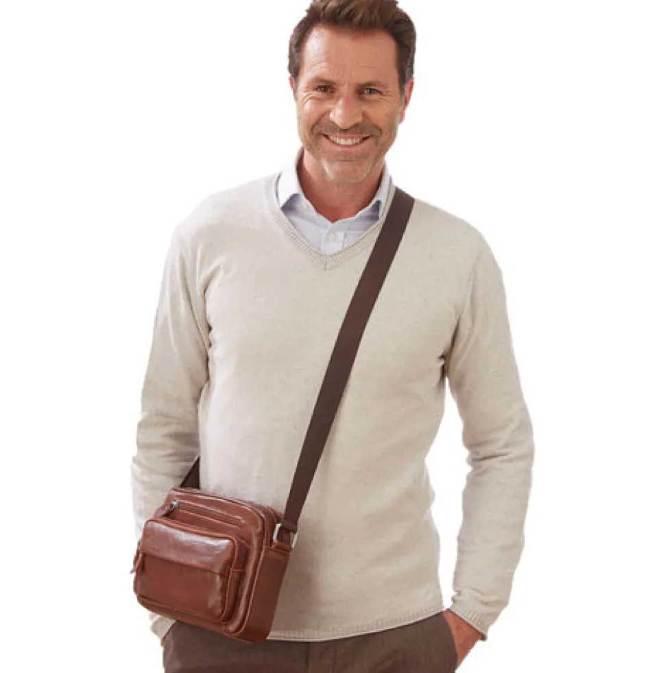 Sacoche cuir «Mode-Line»