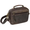 Sacoche cuir multipoche