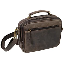 Sacoche cuir multipoche