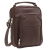Sacoche cuir multipoche
