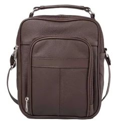 Sacoche cuir multipoche