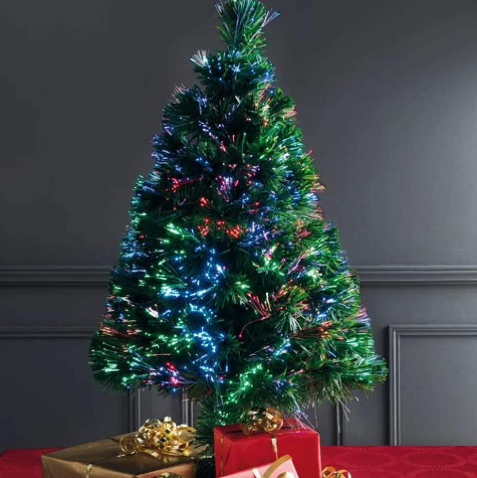 Sapin de Noël fibres optiques
