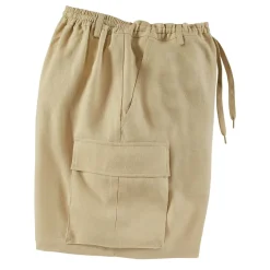 Short cargo en lin